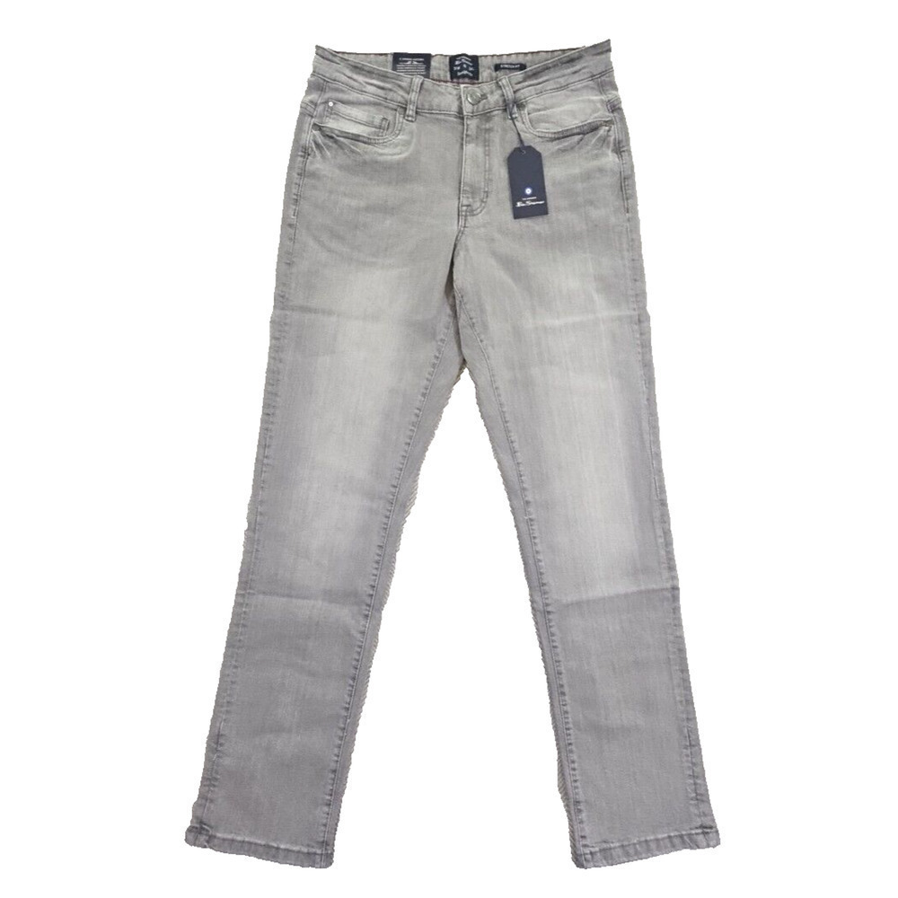 Ben Sherman Men's Straight Fit Denim Jeans Size 31x34 Pants Lunar BS11DB222